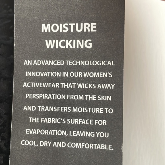 NWT Inner Spirit Black Shiny Yoga Pants XS - Picture 7 of 8